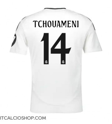 Real Madrid Aurelien Tchouameni #14 Prima Maglia 2024-25 Manica Corta